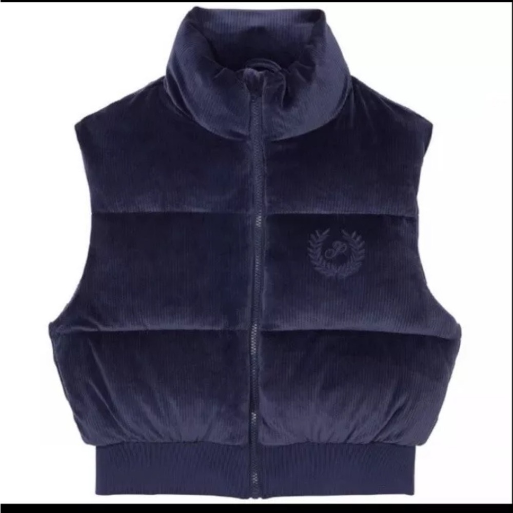 PINK
RIB VELOUR CROP PUFFER VEST - Picture 5 of 7
